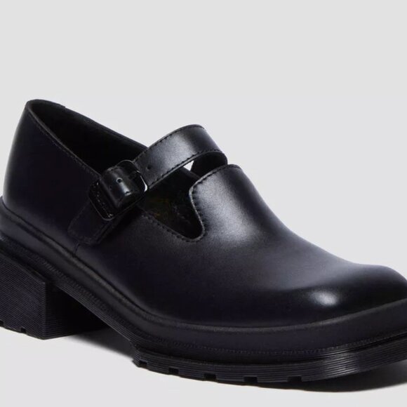 Dr. Marten's Maybole Square Toe Mary Jane Black Shoes Women's 8/ UK 6 / EU 39 - Picture 8 of 9